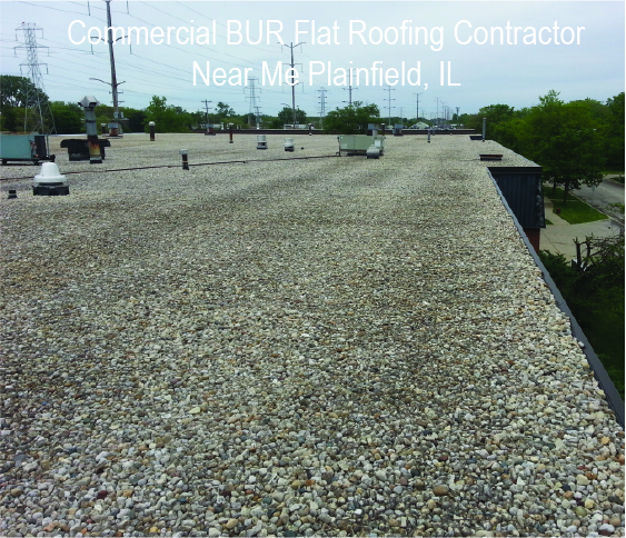 Commercial BUR Flat Roofing Contractor Plainfield IL