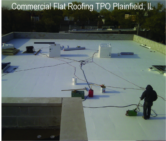 Commercial Flat Roofing TPO Plainfield, IL
