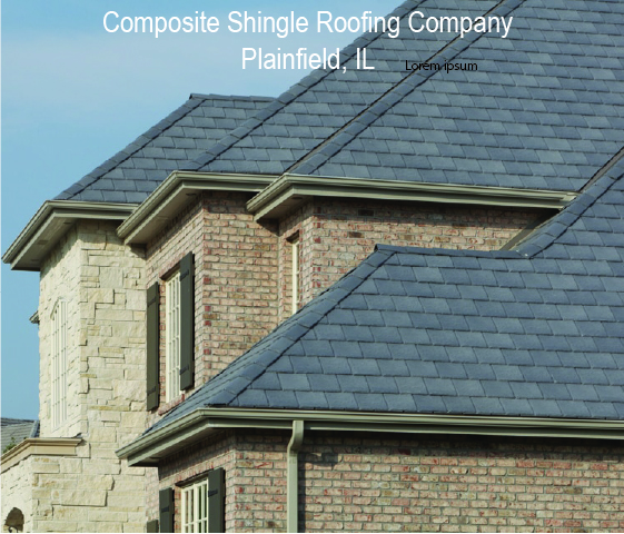 Dark Gray Synthetic Davinci Composite Shingle Roof, stunning home in Plainfield IL