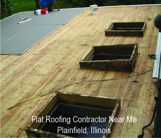 Flat Roofing Contractor Near Me Plainfield, Illinois